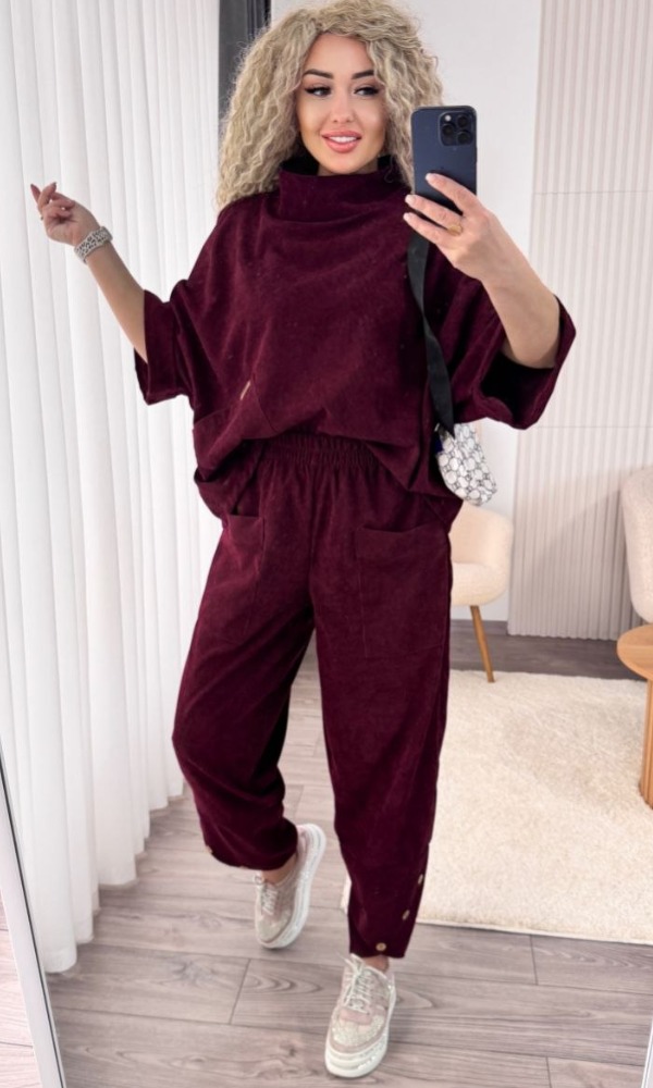 Костюм жіночий, брючний, вельветовий, від 42 до 64 р