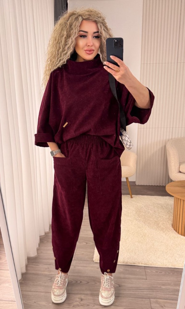 Костюм жіночий, брючний, вельветовий, від 42 до 64 р