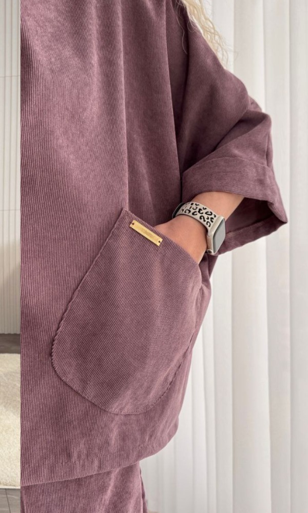 Костюм жіночий, брючний, вельветовий, від 42 до 64 р