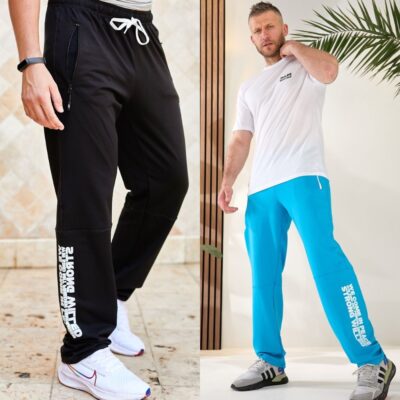 Штани чоловічі, спортивні, від 48 до 56р, з кишенями на блискавці