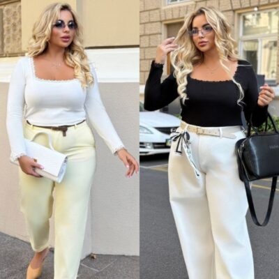 Кофта-лонгслів жіноча, від 48 до 58 р, еластичний кулір, оздоблена мереживом