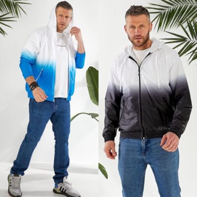 Вітровка чоловіча, плащівка на блискавці, від 48 до 54 р, куртка, на підкладці