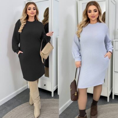 Сукня жіноча, від 48 до 58 р, трикотаж ангора, прямого силуету