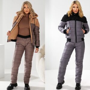 Костюм жіночий, на синтепоні, від 44 до 56 р, куртка з капюшоном та штани