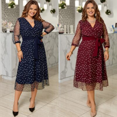 Сукня жіноча, від 50 до 60 р, флок на сітці з блиском