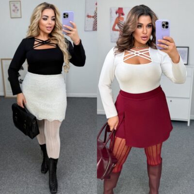 Кофта жіноча, від 48 до 58р, трикотажний базовий лонгслив, з декольте