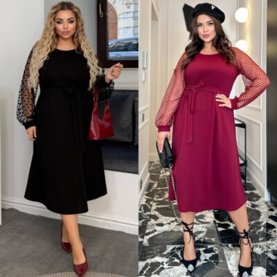 Сукня жіноча, від 48 до 62р, вільного крою, рукава сітка