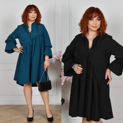 Сукня-халат жіноча, легка, вільна, літня, святкова, (р.48-62 )