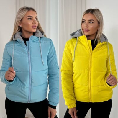 Куртка жіноча, матова плащівка, на силіконі 200, (р. 42-46)