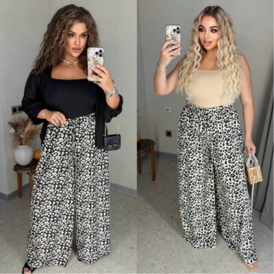 Штани жіночі, молодіжні, легкі, широкі, батальні (р. 50-60)