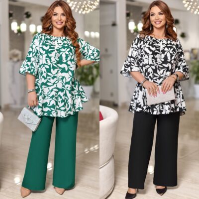 Костюм жіночий брючний блуза та штани молодіжний (р. 50-60)