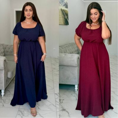 Сукня жіноча, повсякденна, довга, легка, модна, (р. 50-60)